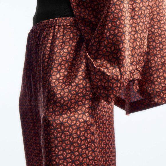 COS Pure Silk Pajama Shirt and Pant Set NWT Size XS - Picture 5 of 15